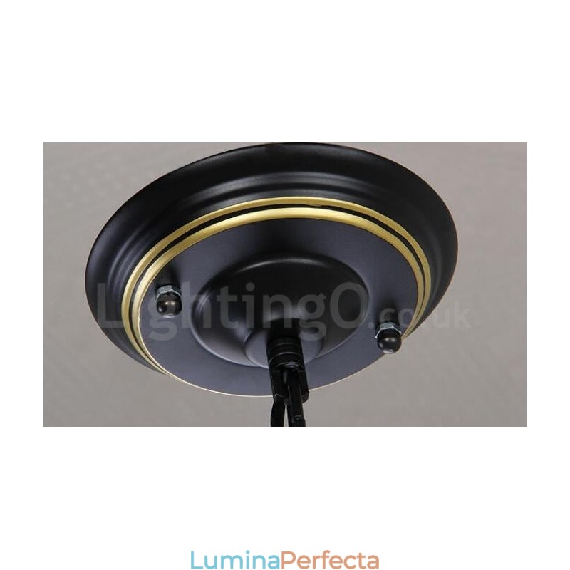 Candelabru metalic integrat Rustic Lodge cu 8 lumini