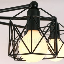 Candelabru Integrat Rustic Lodge cu 3 Lumini