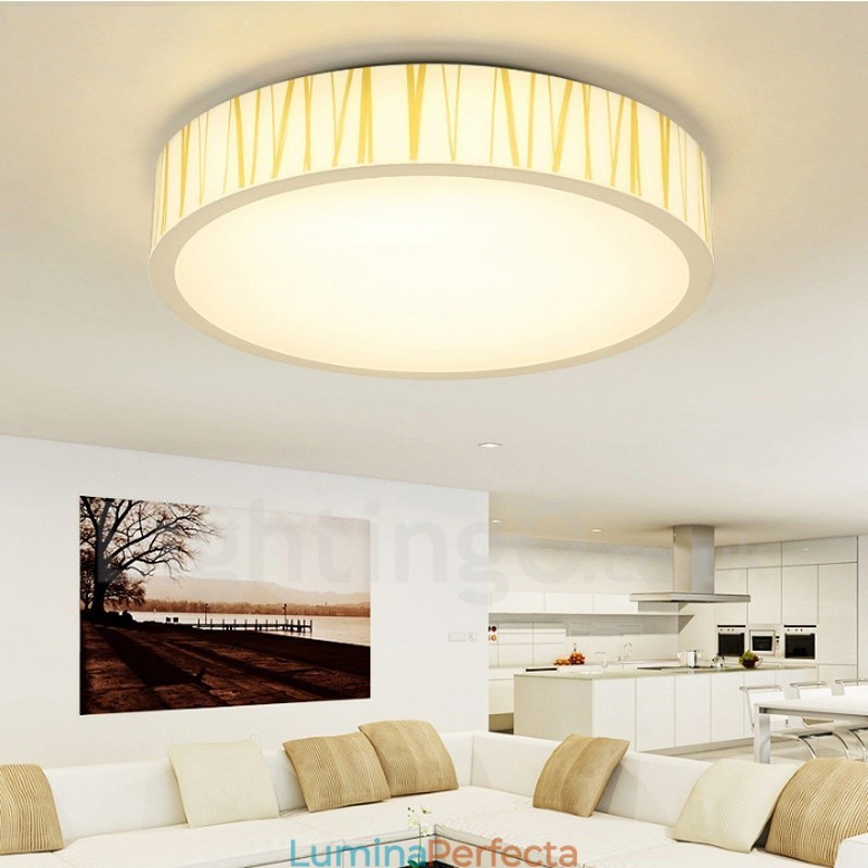 Lumină metalică integrată modernă și contemporană