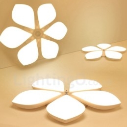 Lumină cu 5 lumini, modernă, contemporană, integrată, din metal