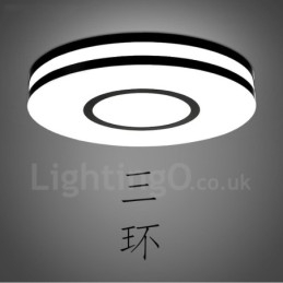 Lumină metalică integrată modernă și contemporană