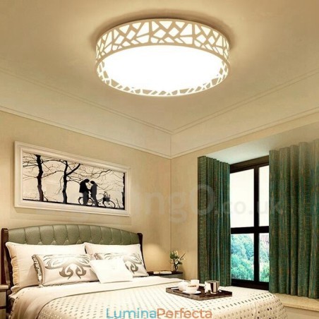 Lumină metalică integrată modernă și contemporană Lumină metalică integrată modernă și contemporană