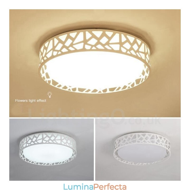Lumină metalică integrată modernă și contemporană