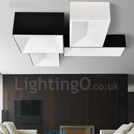 Lumină metalică integrată modernă și contemporană Lumină metalică integrată modernă și contemporană