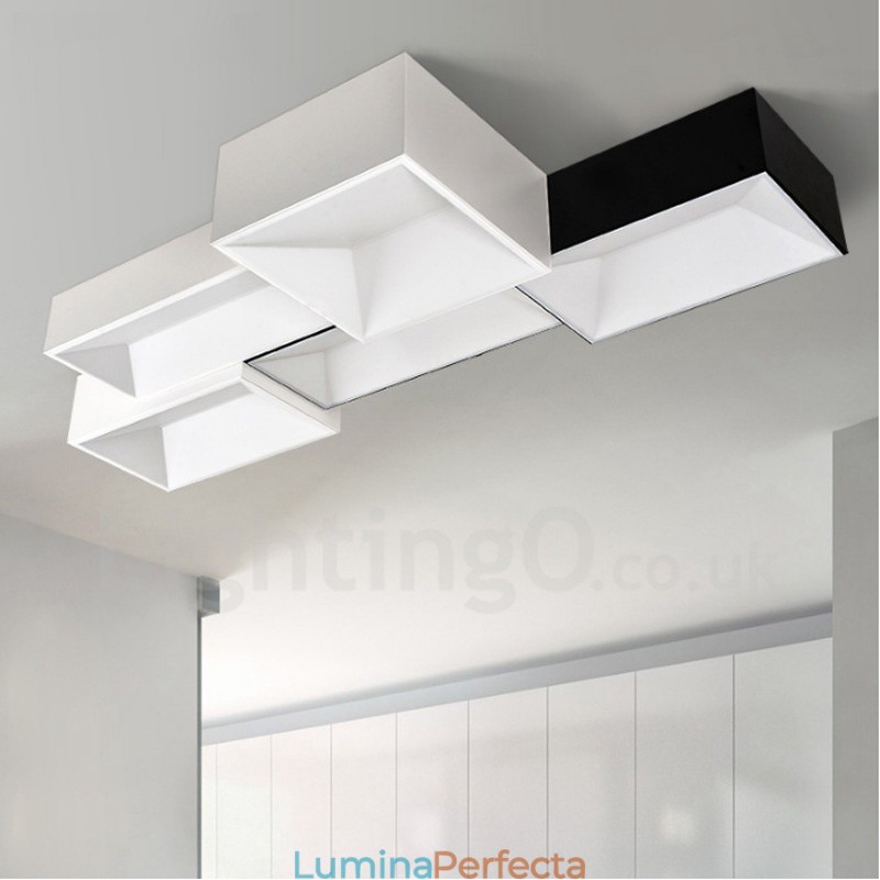 Lumină metalică integrată modernă și contemporană