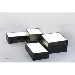 Lumină metalică integrată modernă și contemporană