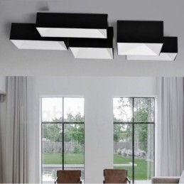 Lumină metalică integrată modernă și contemporană