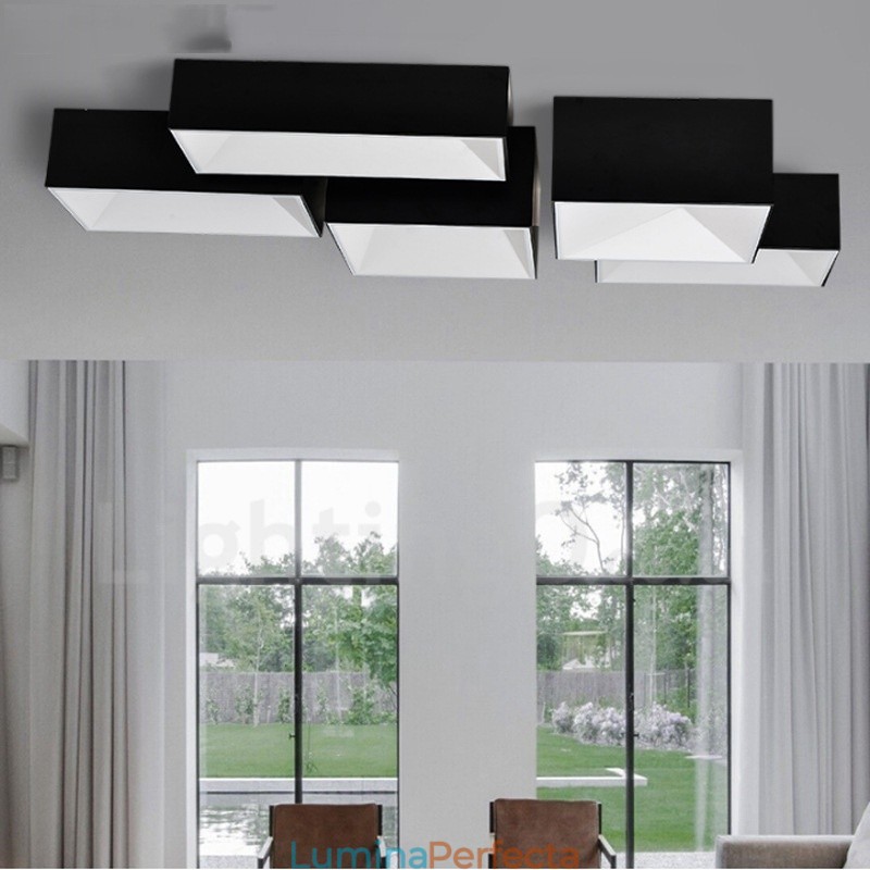Lumină metalică integrată modernă și contemporană