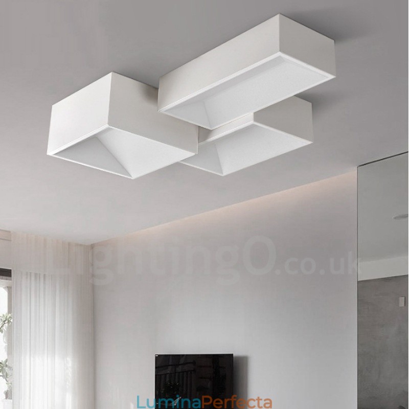 Lumină metalică integrată modernă și contemporană