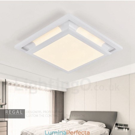 Lumină metalică integrată modernă și contemporană Lumină metalică integrată modernă și contemporană