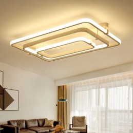 Lumină integrată, modernă, contemporană, cu 3 inele