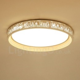 Lumină metalică integrată modernă și contemporană