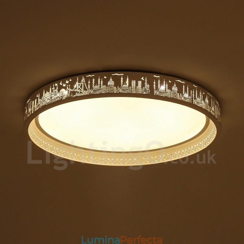 Lumină metalică integrată modernă și contemporană
