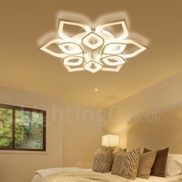Lumină integrată modernă contemporană cu 12 lumini