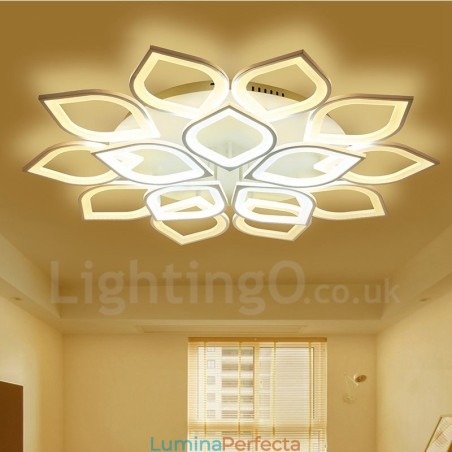 Lumină integrată modernă contemporană cu 15 lumini Lumină integrată modernă contemporană cu 15 lumini