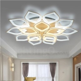 Lumină integrată modernă contemporană cu 15 lumini