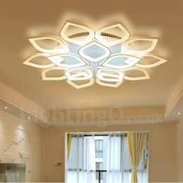 Lumină integrată modernă contemporană cu 15 lumini