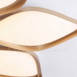 Lumină cu 3 lumini, modernă, contemporană, integrată, din metal