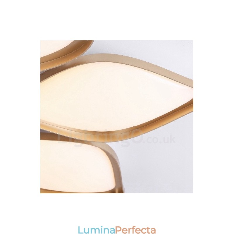 Lumină cu 3 lumini, modernă, contemporană, integrată, din metal