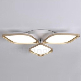 Lumină cu 3 lumini, modernă, contemporană, integrată, din metal