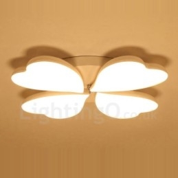 Lumină cu 4 lumini, modernă, contemporană, integrată, din metal