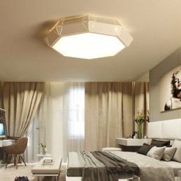 Lumină metalică integrată modernă și contemporană