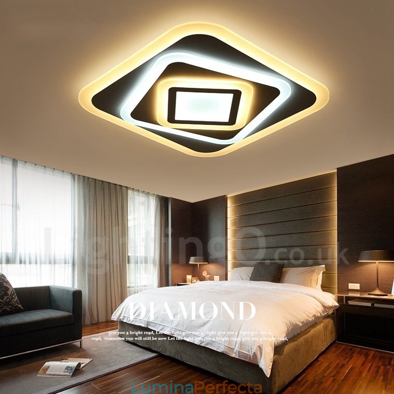 Lumină metalică integrată modernă și contemporană