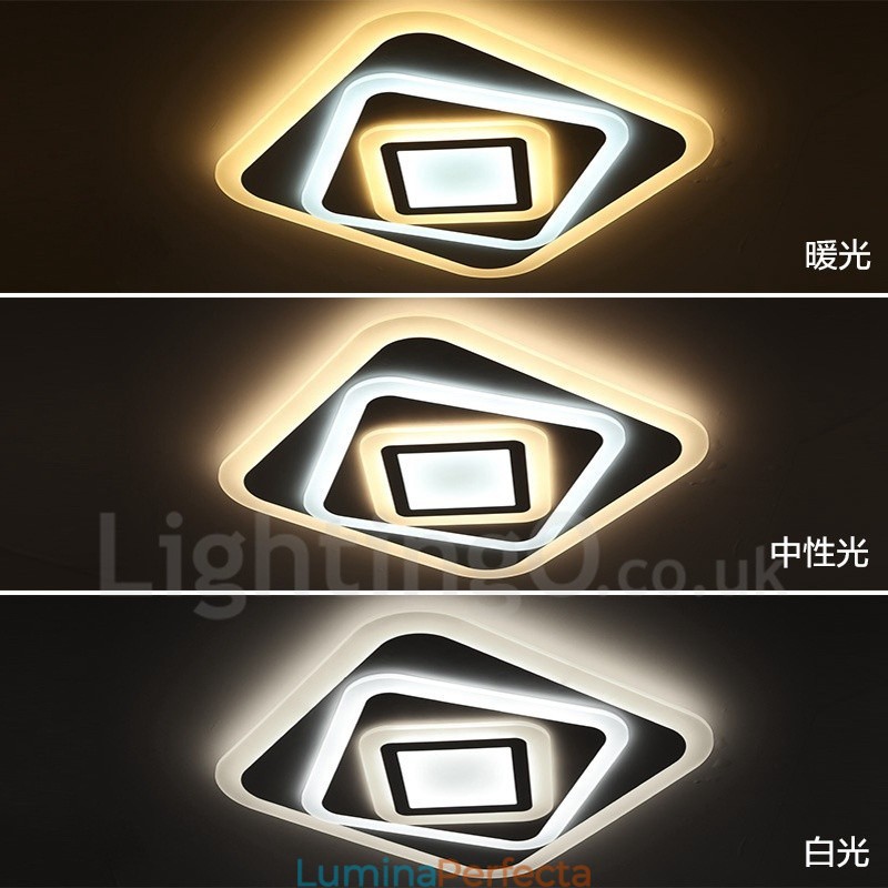 Lumină metalică integrată modernă și contemporană