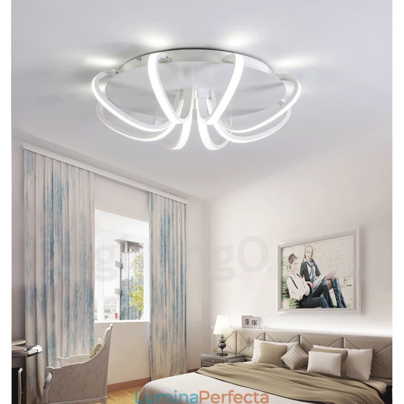 Lumină metalică integrată modernă și contemporană