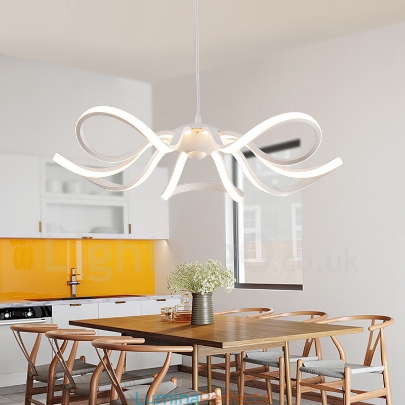 Lumină metalică integrată modernă și contemporană