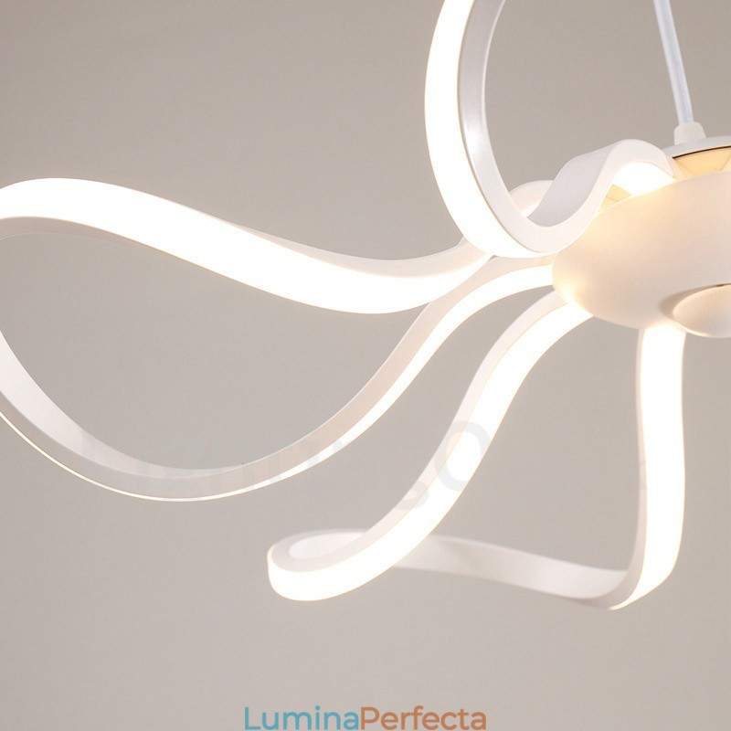 Lumină metalică integrată modernă și contemporană