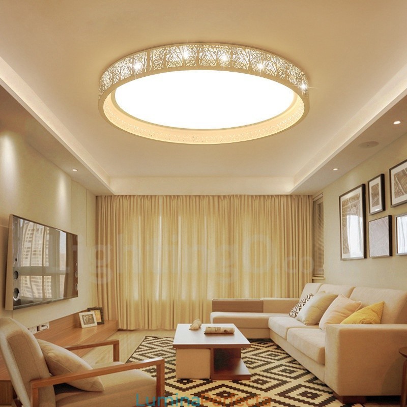 Lumină metalică integrată modernă și contemporană