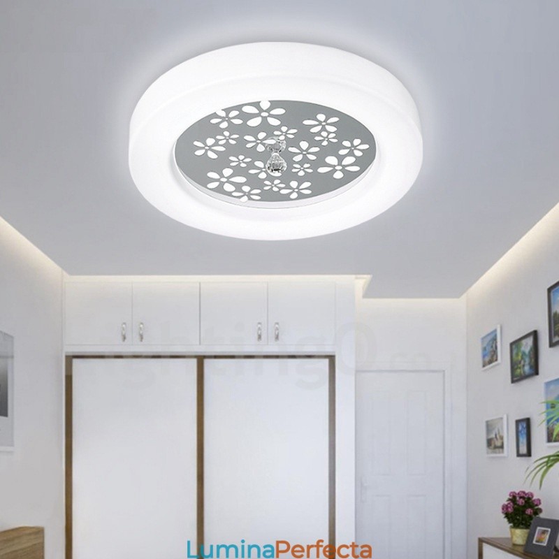 Lumină metalică integrată modernă și contemporană