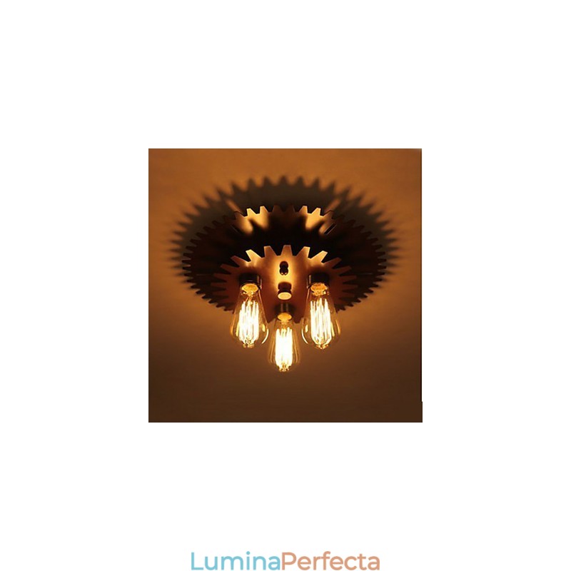 Plafoniere în formă neagră Lampă de perete Lampă Simple Machinery