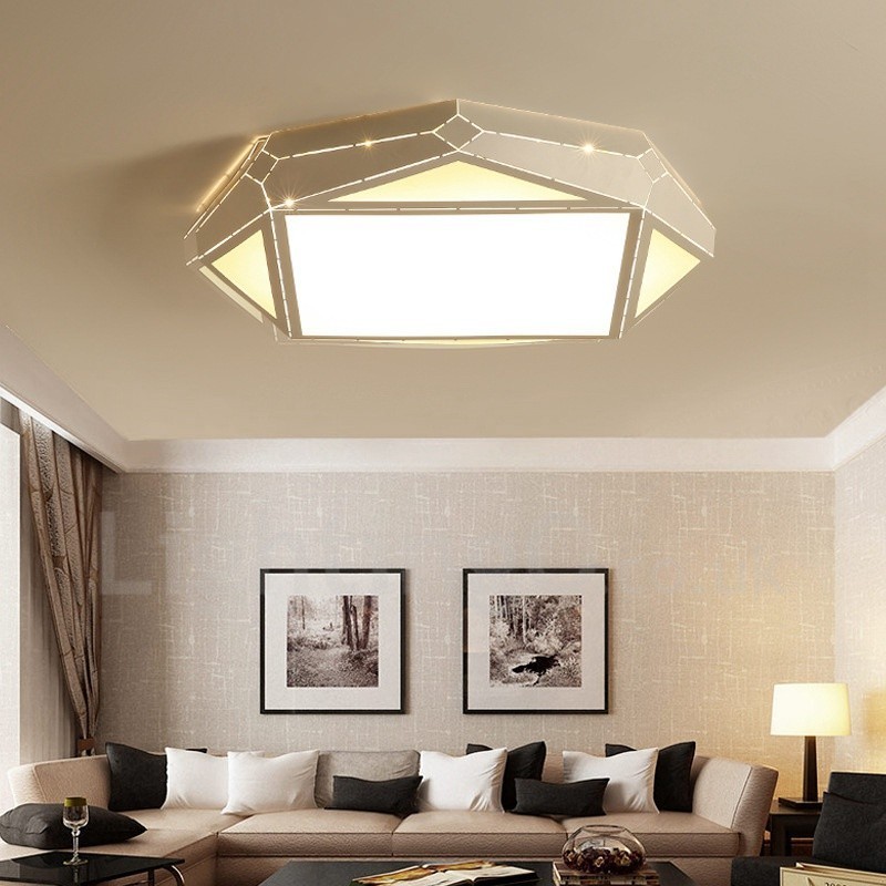 Lumină metalică integrată modernă și contemporană