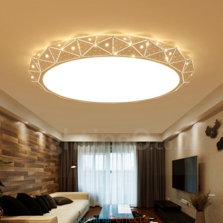 Lumină metalică integrată modernă și contemporană Lumină metalică integrată modernă și contemporană