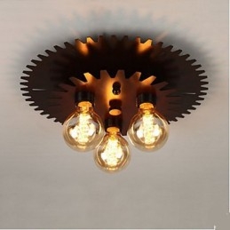 Plafoniere în formă neagră Lampă de perete Lampă Simple Machinery