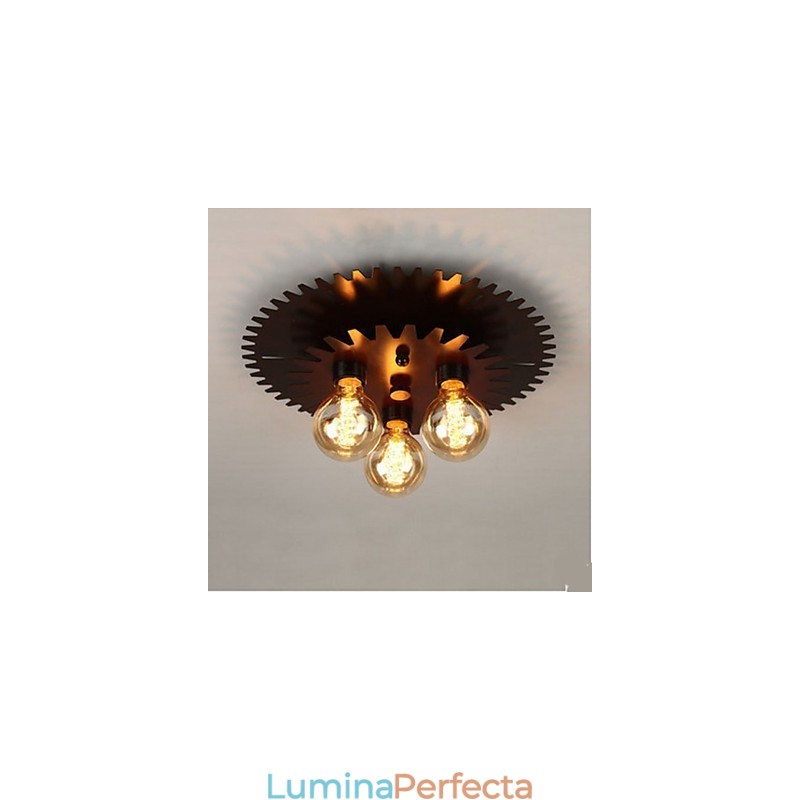 Plafoniere în formă neagră Lampă de perete Lampă Simple Machinery
