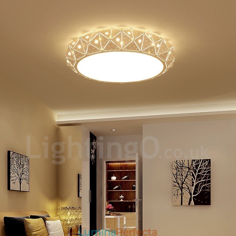 Lumină metalică integrată modernă și contemporană