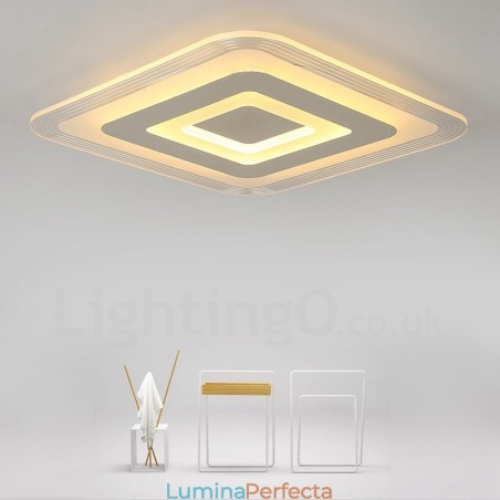 Lumină metalică integrată modernă și contemporană