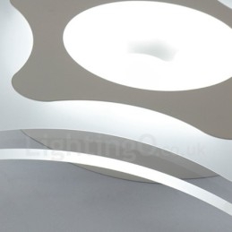 Lumină metalică integrată modernă și contemporană
