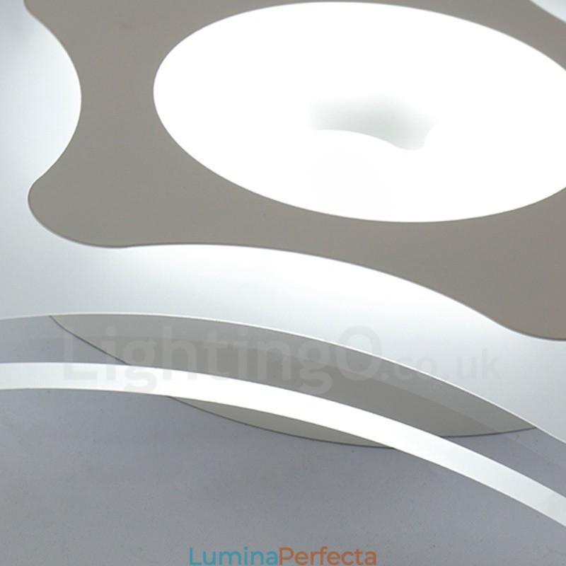 Lumină metalică integrată modernă și contemporană