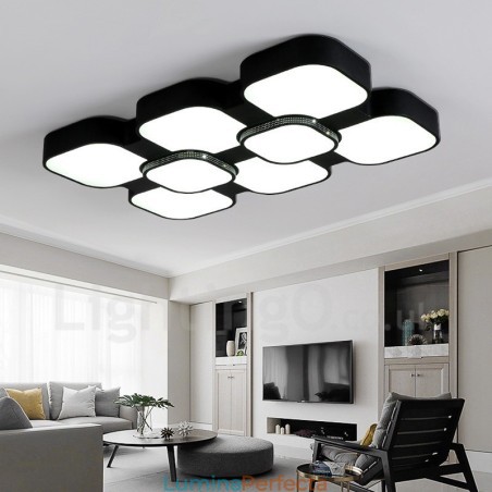 Lumină metalică integrată modernă și contemporană Lumină metalică integrată modernă și contemporană