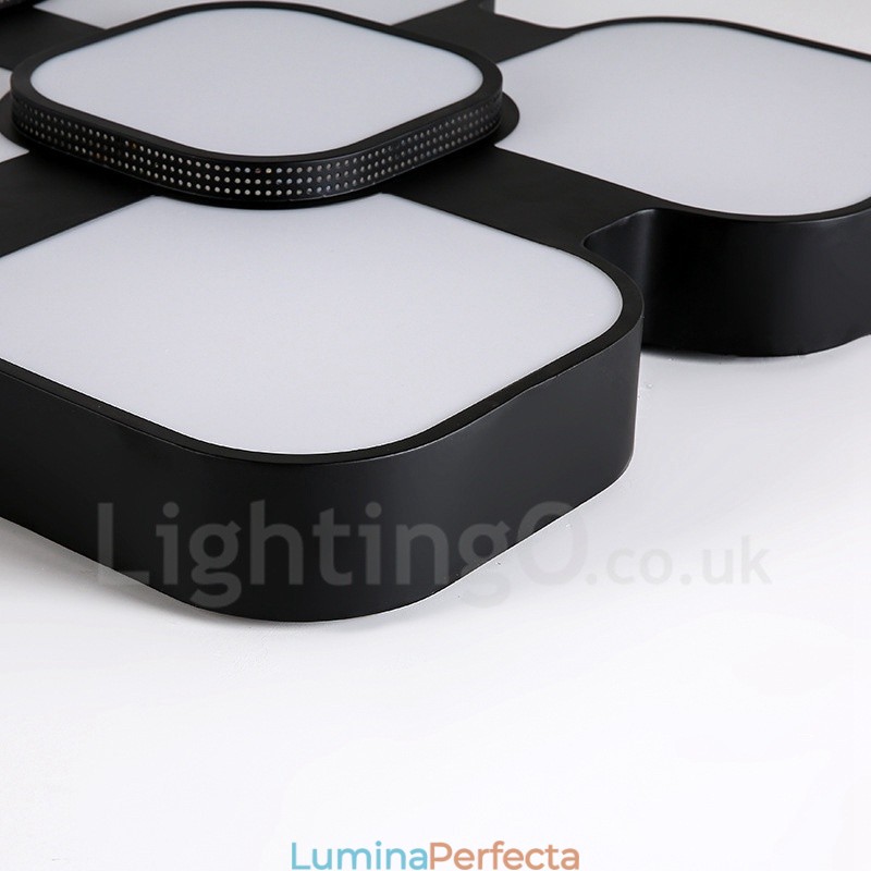 Lumină metalică integrată modernă și contemporană