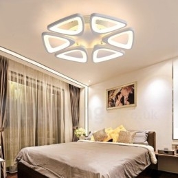 Lumină integrată modernă contemporană cu 6 lumini