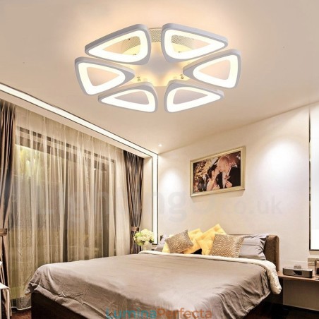 Lumină integrată modernă contemporană cu 6 lumini Lumină integrată modernă contemporană cu 6 lumini