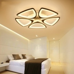 Lumină integrată modernă contemporană cu 5 lumini