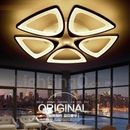 Lumină integrată modernă contemporană cu 5 lumini