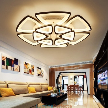 Lumină integrată modernă contemporană cu 12 lumini Lumină integrată modernă contemporană cu 12 lumini