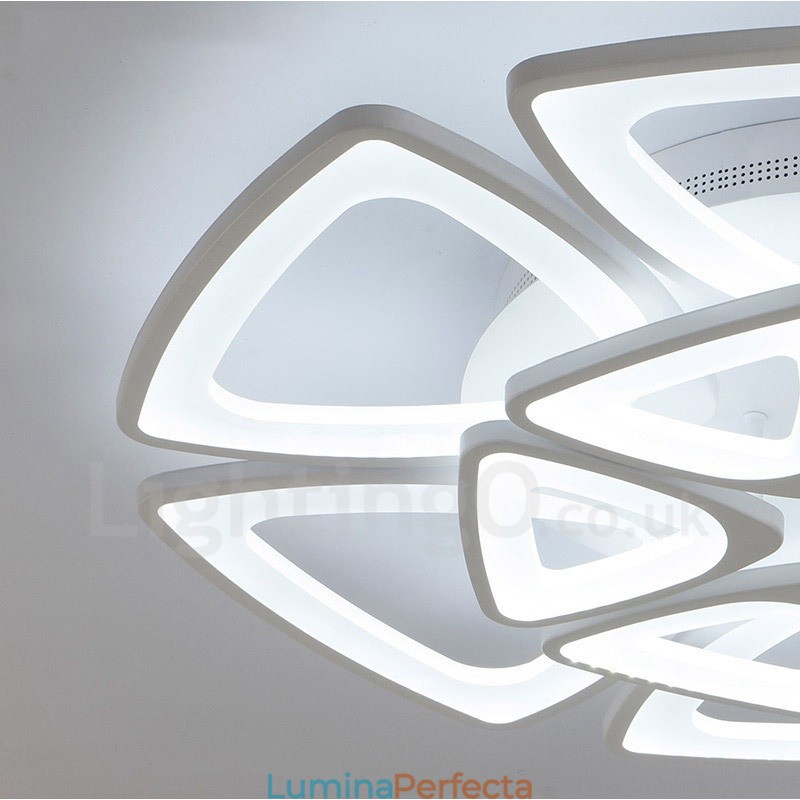 Lumină integrată modernă contemporană cu 12 lumini